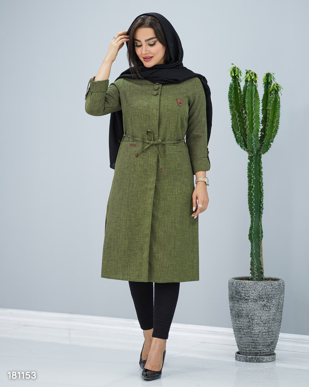 مانتو مدل راشل زنانه اداری دانشجویی - Image 9