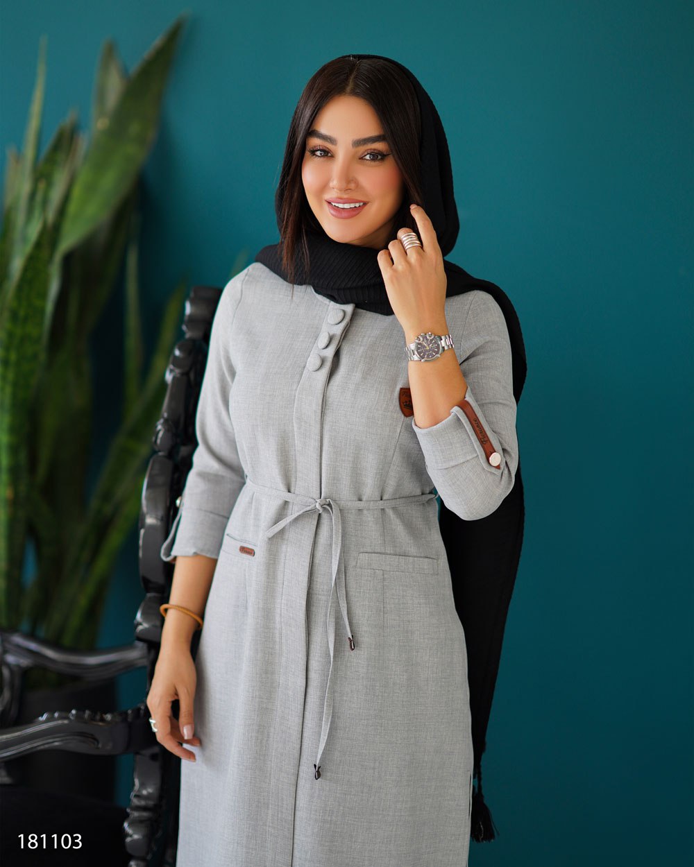 مانتو مدل راشل زنانه اداری دانشجویی - Image 11