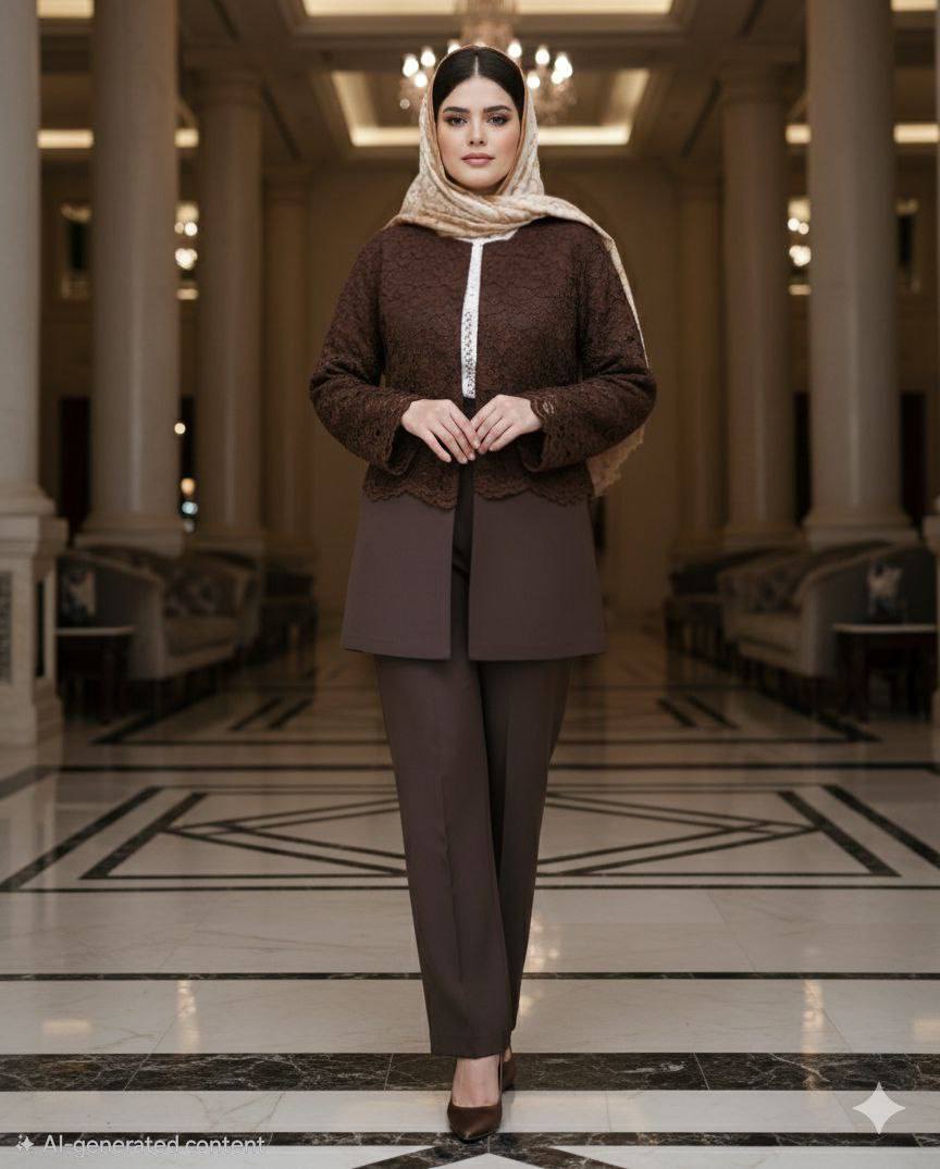 کتشلوار فروغ 1010زنانه مجلسی(ضمانت اصالت) ارسال رایگان - Image 2