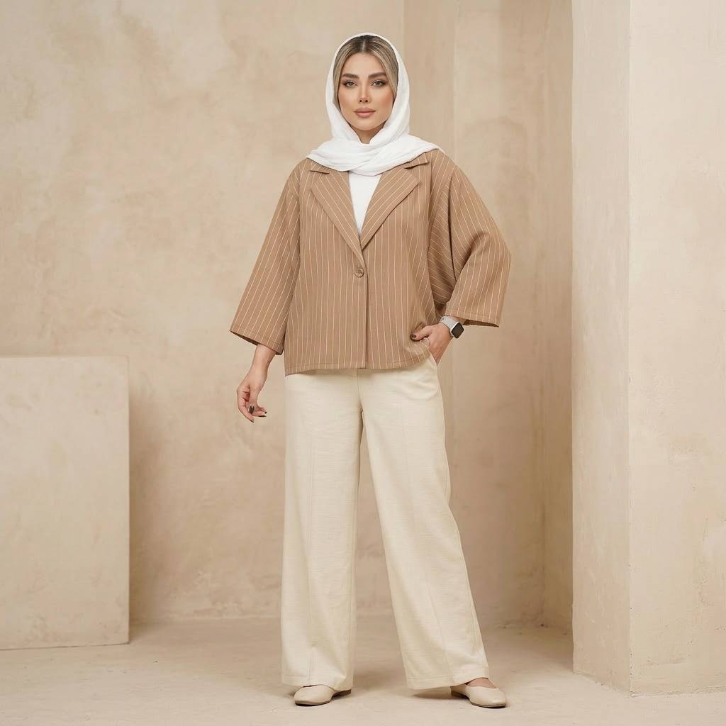 کت کیمونو آوینا زنانه (ضمانت اصالت)ارسال رایگان - Image 9