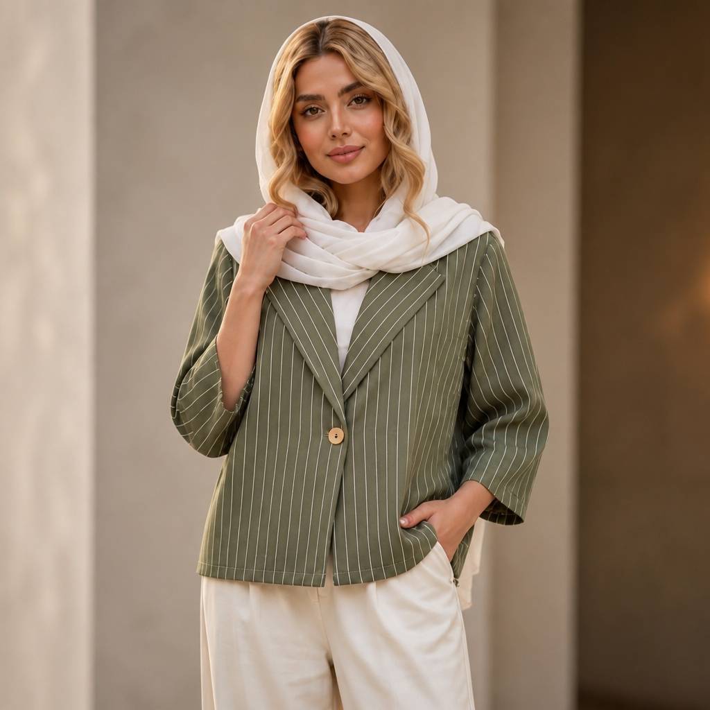 کت کیمونو آوینا زنانه (ضمانت اصالت)ارسال رایگان - Image 3