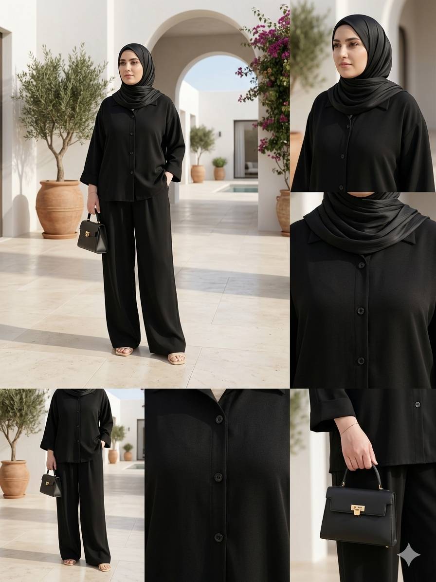 شومیز شلوار زیوا کد 103 زنانه ( ضمانت اصالت) ارسال رایگان - Image 3