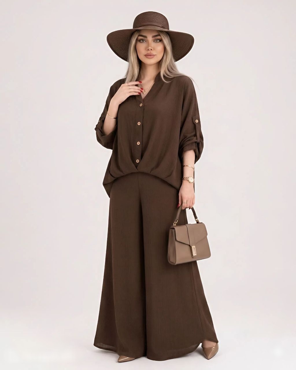 ست مدل نانا شومیز شلوار زنانه (ضمانت اصالت) ارسال رایگان