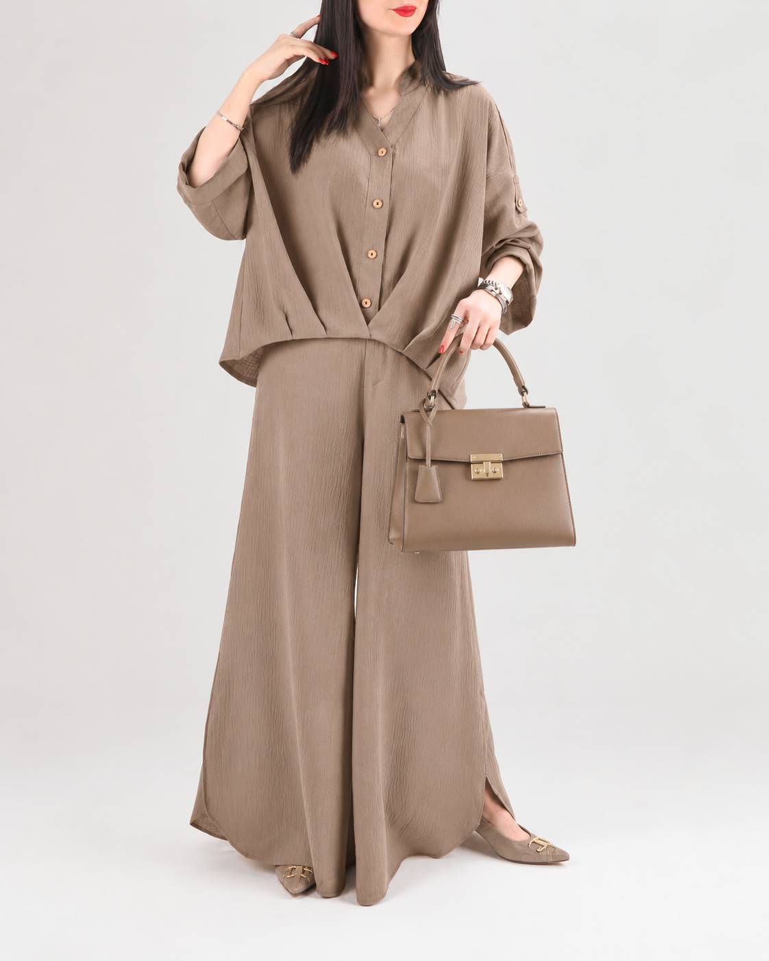 ست مدل نانا شومیز شلوار زنانه (ضمانت اصالت) ارسال رایگان - Image 5