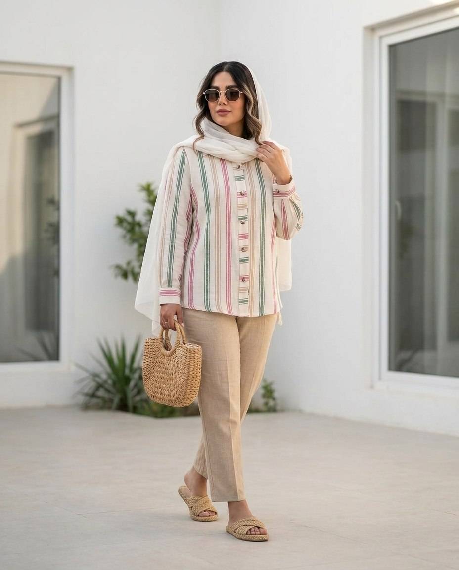 شومیز مدل ژینا کد ۱۲۰ زنانه (ضمانت اصالت) ارسال رایگان - Image 4