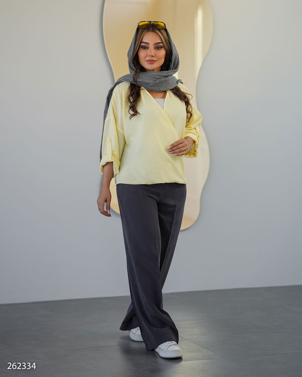 شومیز مدل آریسان کد 2623 خنک زنانه(ضمانت اصالت) ارسال رایگان - Image 6