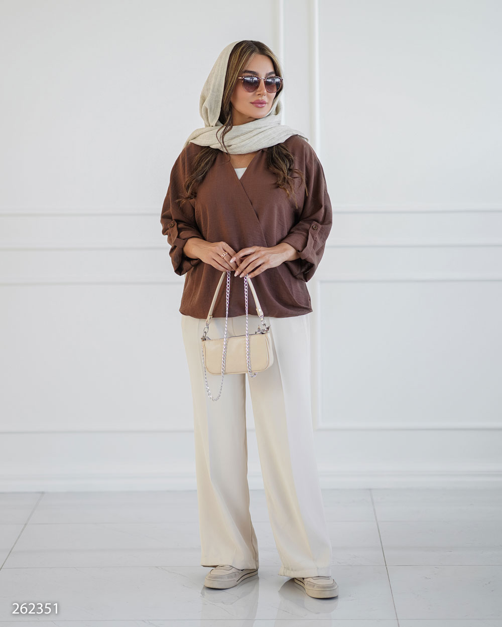 شومیز مدل آریسان کد 2623 خنک زنانه(ضمانت اصالت) ارسال رایگان - Image 3