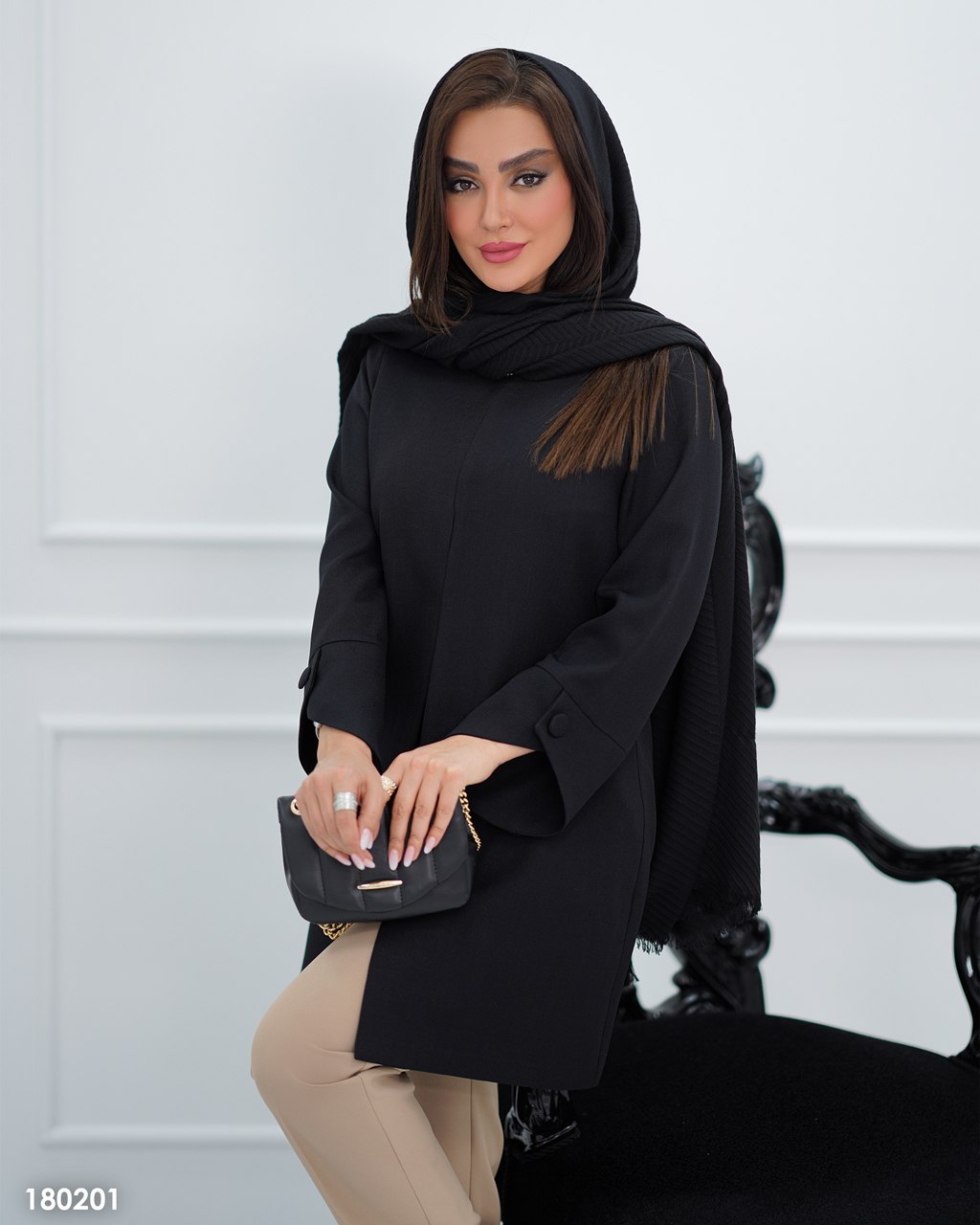 مانتو مدل ماجده کد 1802 زنانه (ضمانت اصالت) ارسال رایگان - Image 4