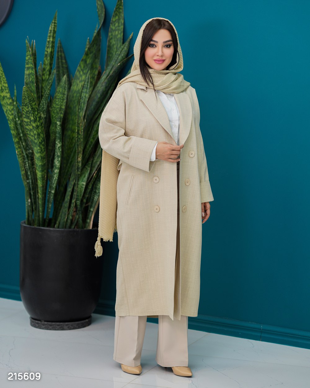 مانتو مدل گلبانو کد ۲۱۵۶ زنانه (ضمانت اصالت)ارسال رایگان - Image 9