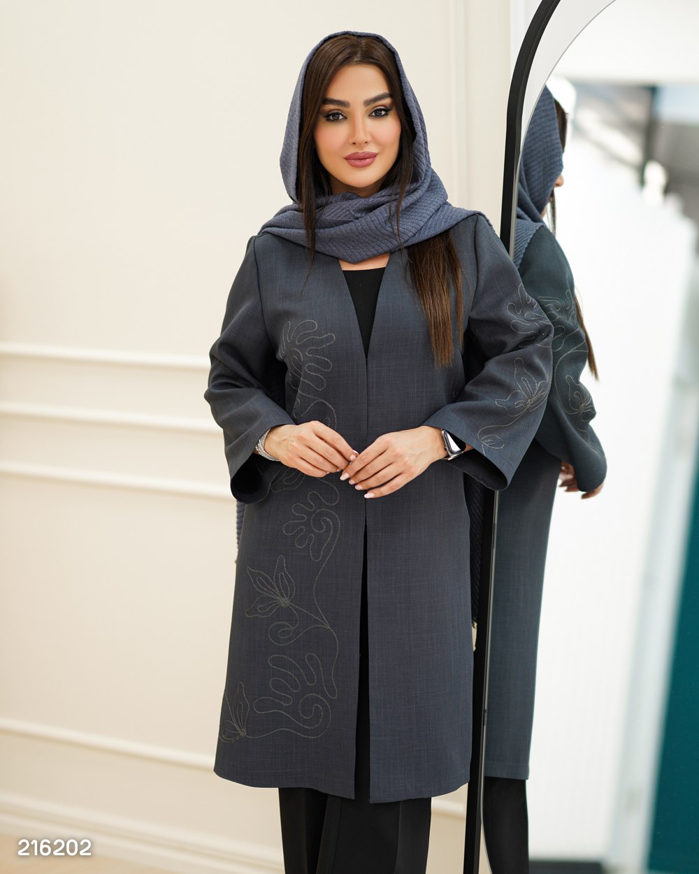 مانتو مدل تینوش کد ۲۱۶۲زنانه ارسال رایگان (ضمانت اصالت) - Image 2