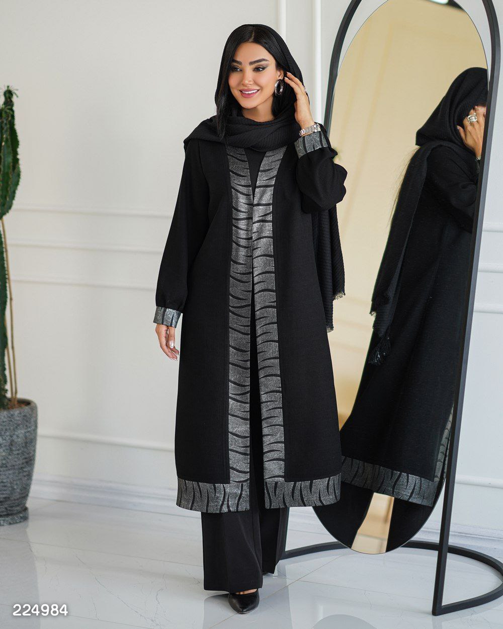 مانتو مدل آوید کد 2249 مجلسی زنانه(ضمانت اصالت) ارسال رایگان - Image 2