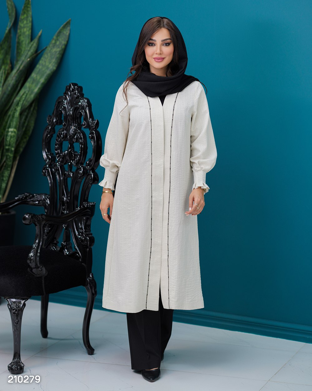 مانتو مدل لانکوم کد 2102 دخترانه زنانه (ضمانت اصالت)ارسال رایگان - Image 7