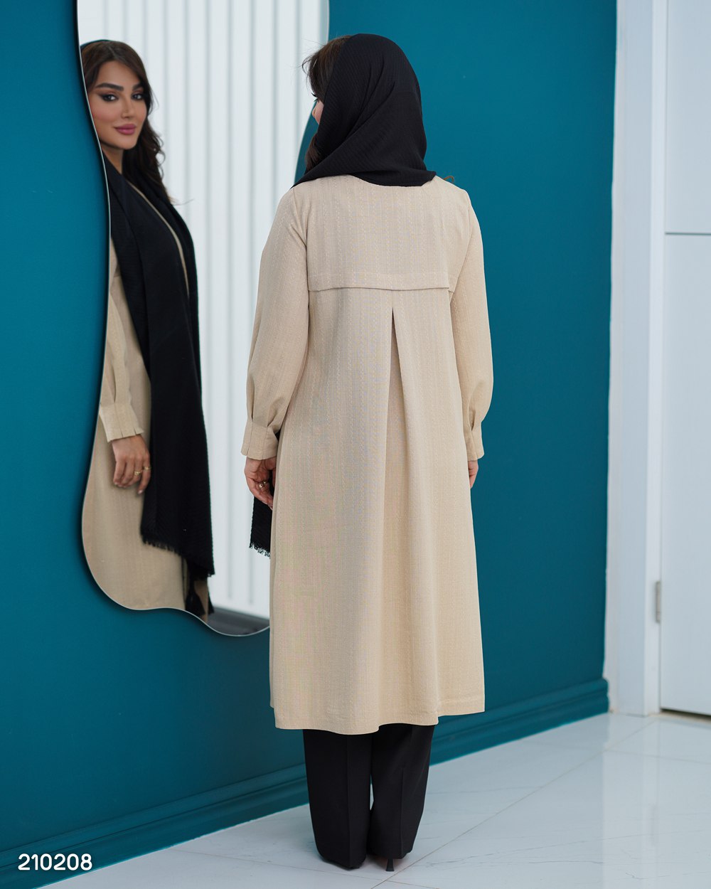 مانتو مدل لانکوم کد 2102 دخترانه زنانه (ضمانت اصالت)ارسال رایگان - Image 3