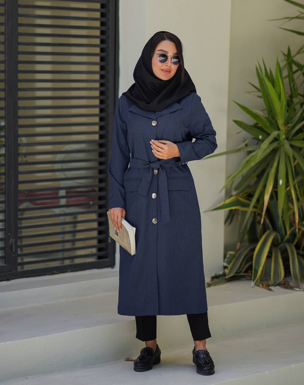 مانتو دیپلمات مدل کهربا بلند زنانه کد ۱۵۴(ضمانت اصالت)ارسال رایگان - Image 7