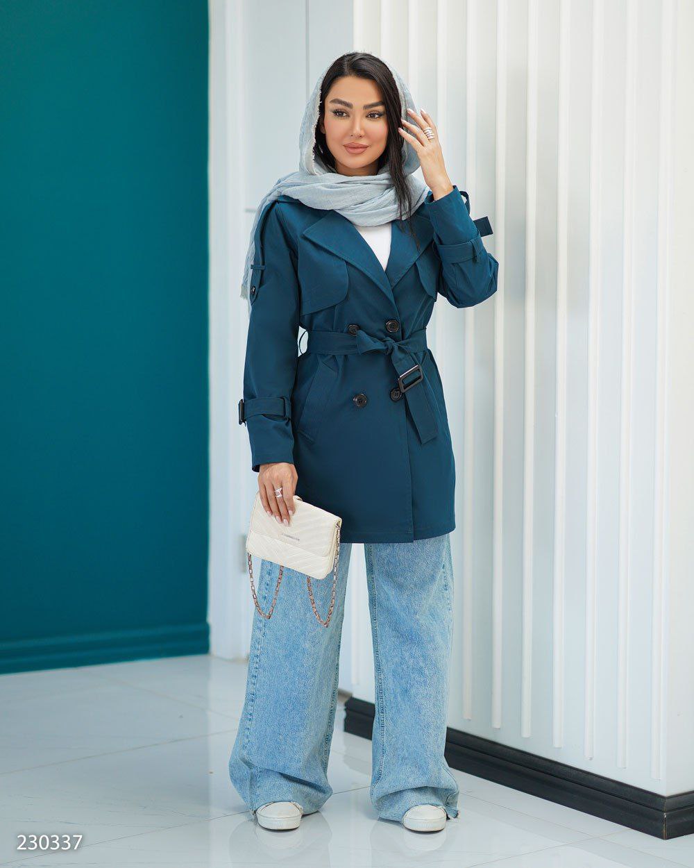 بارانی مدل نیکدل کد 2303 زنانه (ضمانت اصالت) ارسال رایگان - Image 9