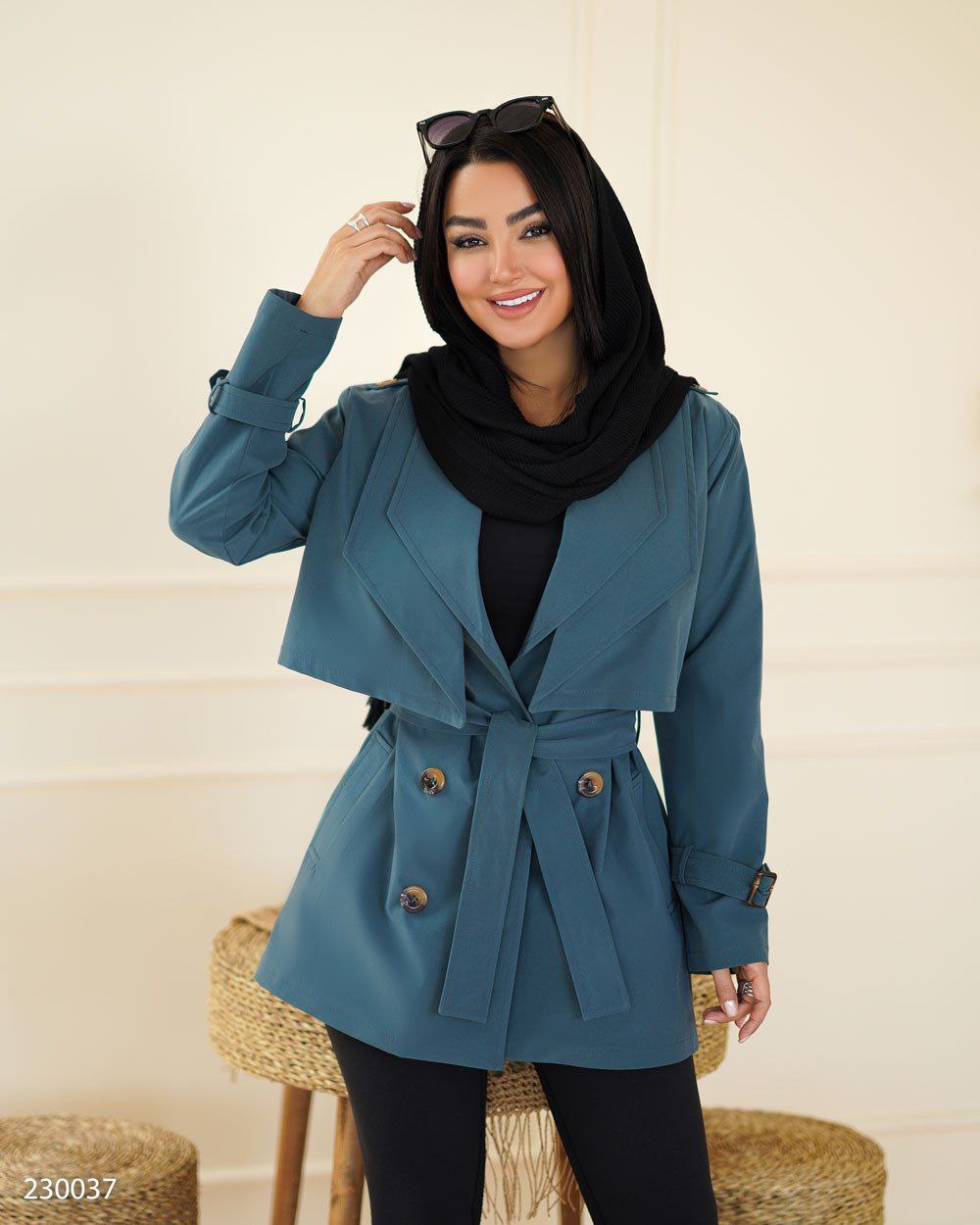 بارانی مدل زرشام کد 2300 زنانه (ضمانت اصالت)ارسال رایگان - Image 3