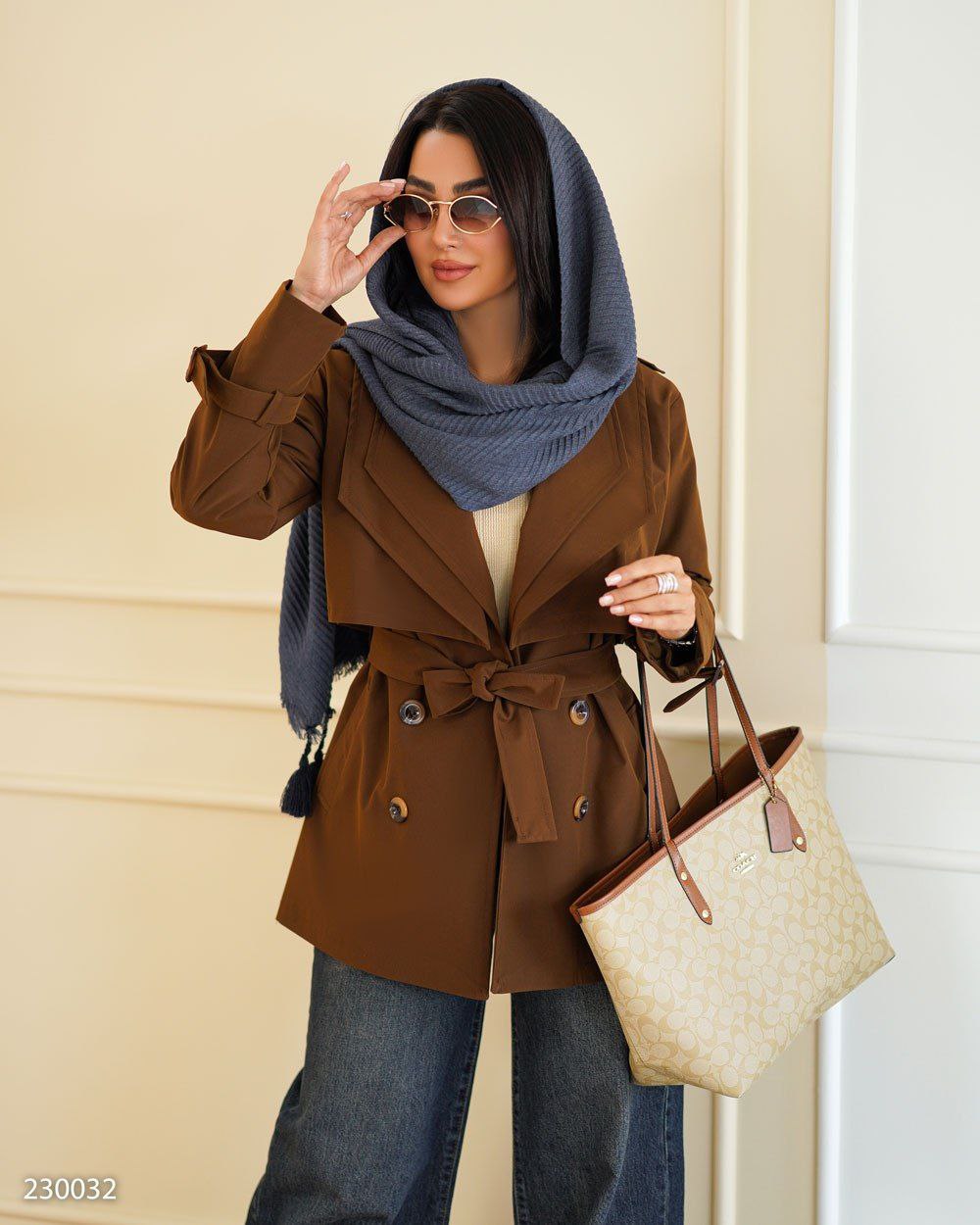 بارانی مدل زرشام کد 2300 زنانه (ضمانت اصالت)ارسال رایگان - Image 4