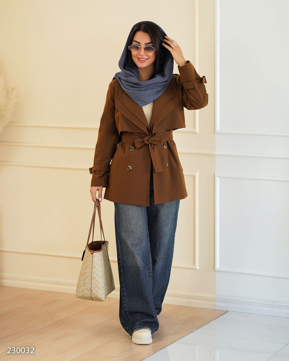 بارانی مدل زرشام کد 2300 زنانه (ضمانت اصالت)ارسال رایگان - Image 7