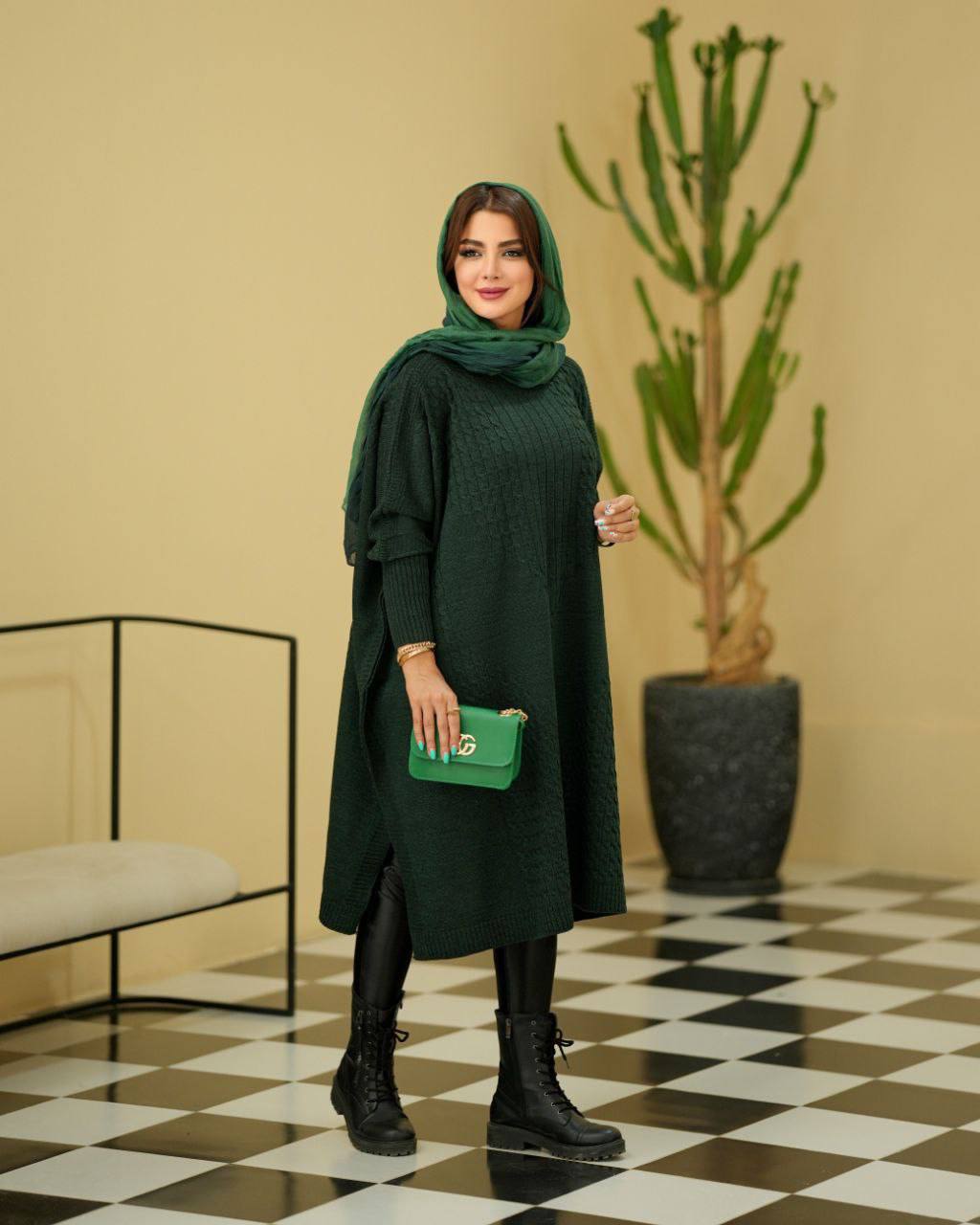 مانتو پانچ بافت زنانه کد 309 (ضمانت اصالت)ارسال رایگان - Image 4