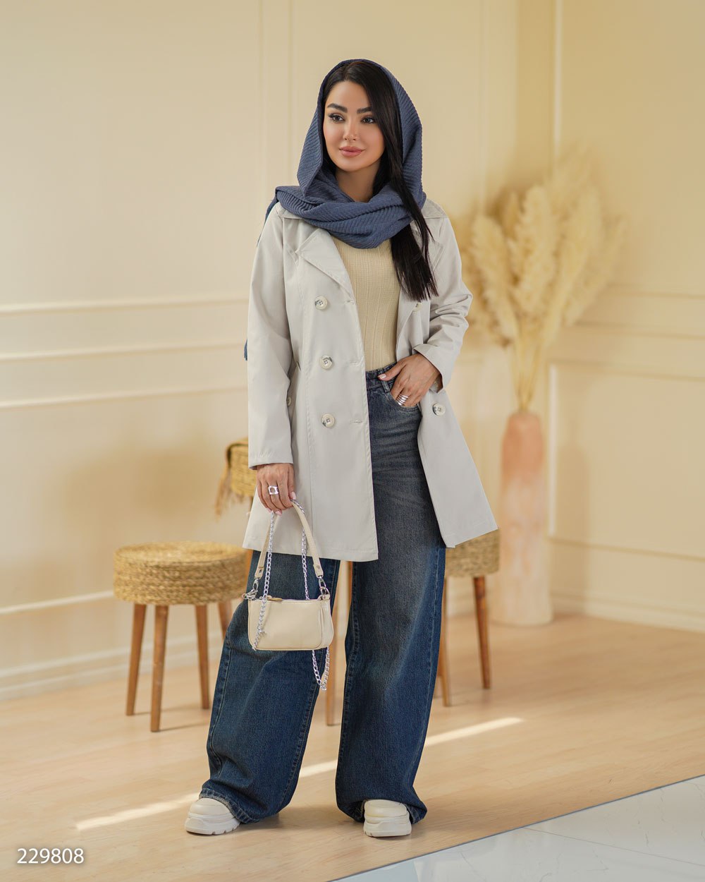 بارانی مدل جیانا کد 2298 زنانه (ضمانت اصالت) - Image 4