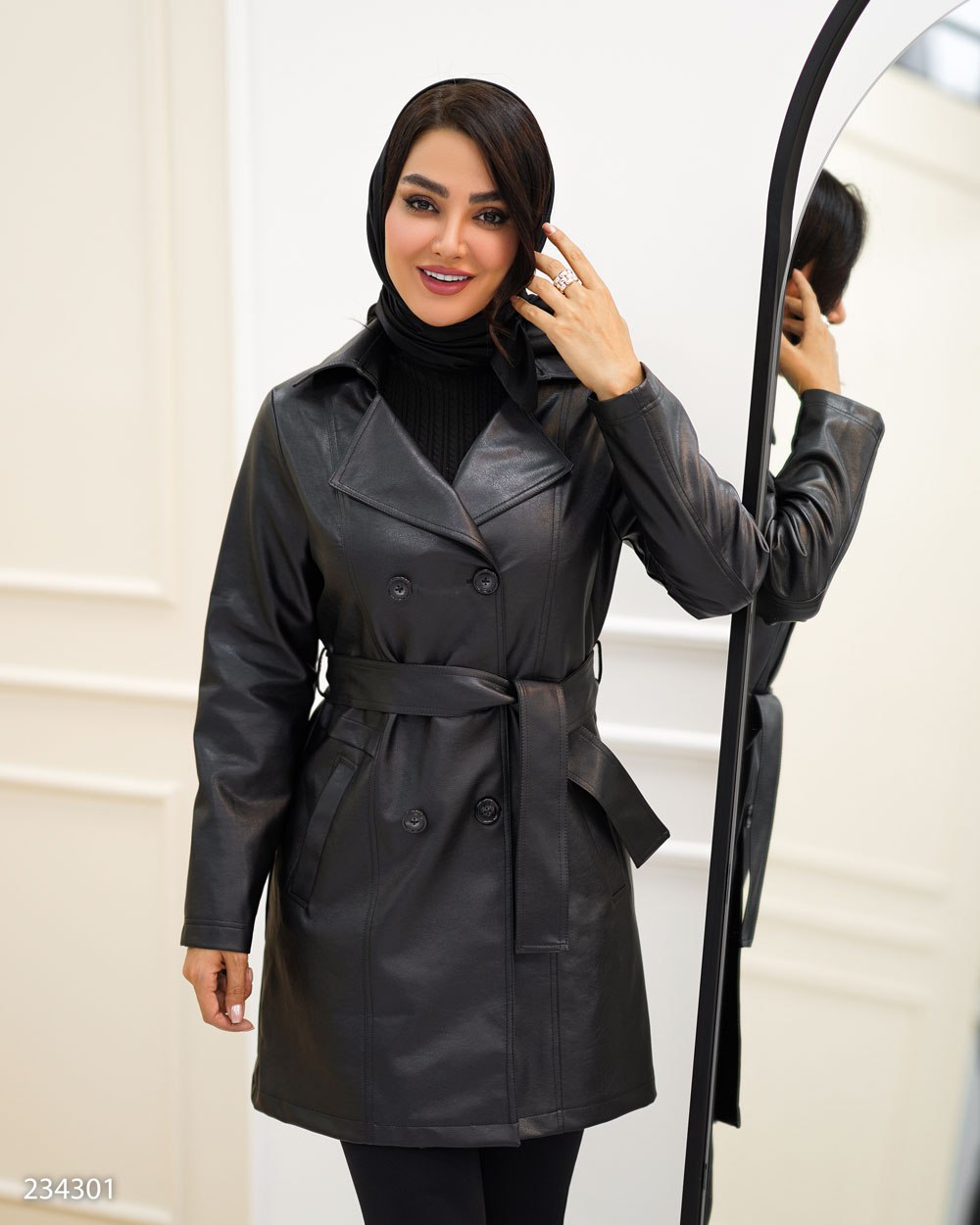 کت چرم مدل سالیز کد 2343 زنانه(ضمانت اصالت)ارسال رایگان - Image 3