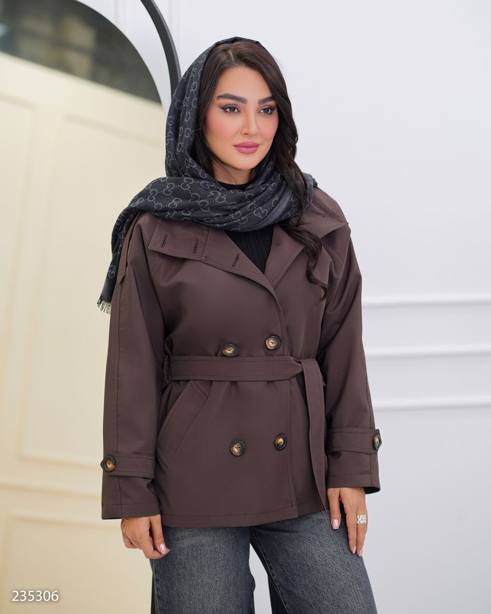 بارانی مدل سپنتا کد 2353 زنانه (ضمانت اصالت) ارسال رایگان - Image 3