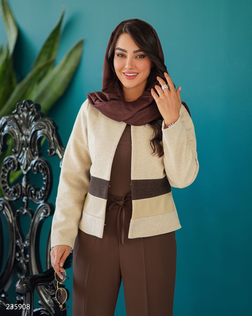 پالتو مدل فرشین کد 2359 زنانه(ضمانت اصالت)ارسال رایگان - Image 3