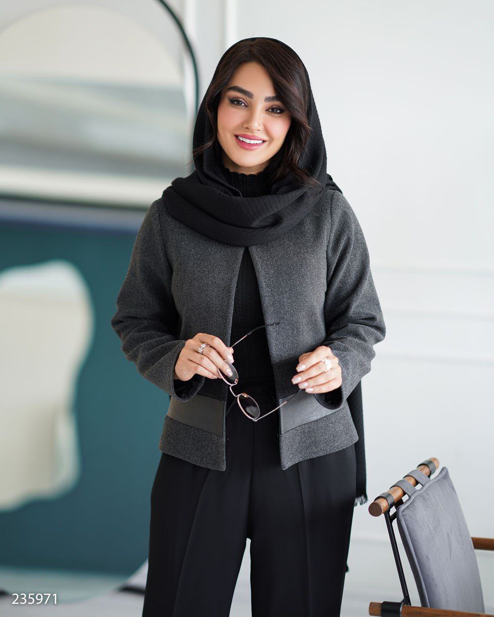پالتو مدل فرشین کد 2359 زنانه(ضمانت اصالت)ارسال رایگان - Image 9