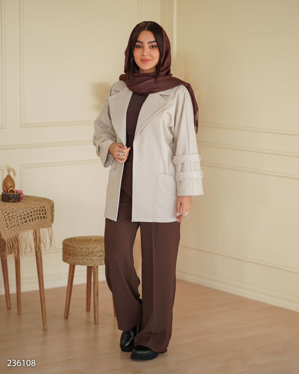 پالتو مدل لوکا کد 2361 زنانه (ضمانت اصالت)ارسال رایگان - Image 4