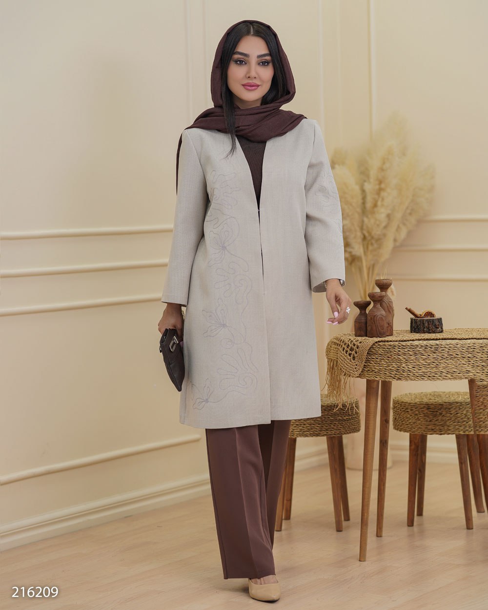 مانتو مدل تینوش کد ۲۱۶۲زنانه ارسال رایگان (ضمانت اصالت) - Image 9