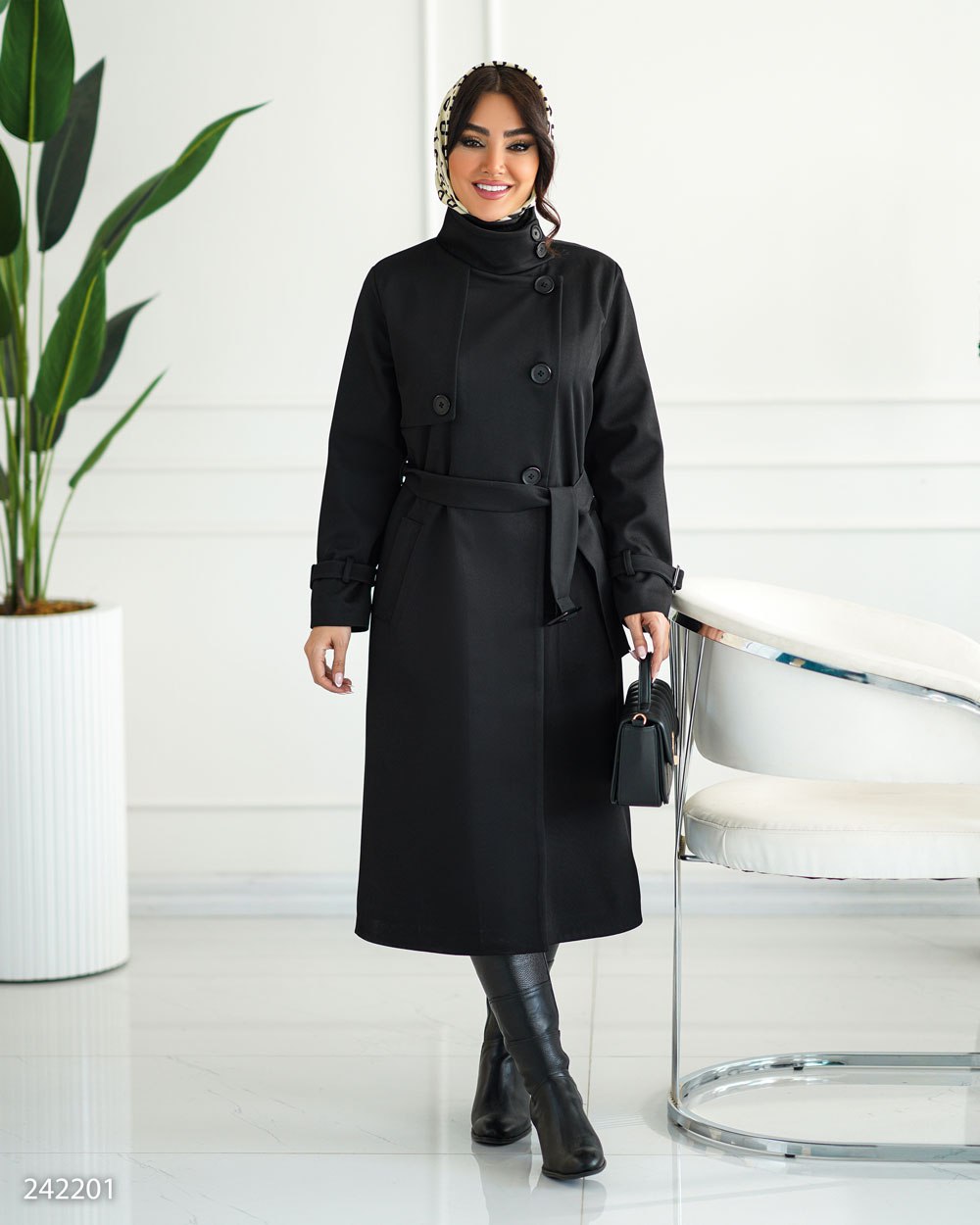 بارانی مدل گلارین کد 2422 زنانه (ضمانت اصالت)ارسال رایگان - Image 3