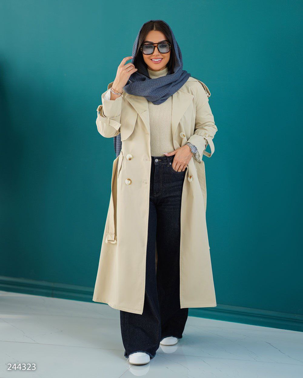 بارانی مدل ماناد کد 2443 زنانه (ضمانت اصالت) ارسال رایگان - Image 2