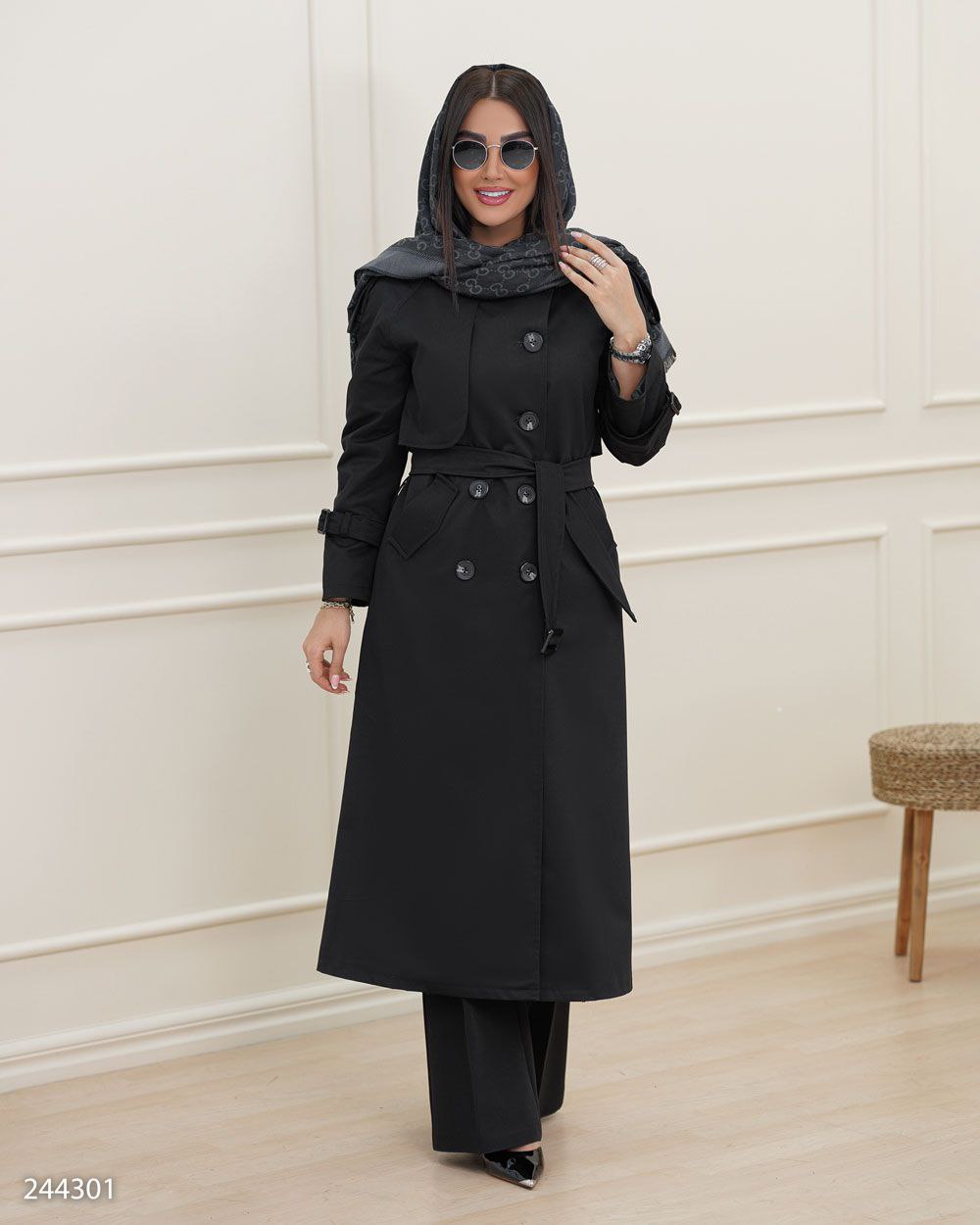 بارانی مدل ماناد کد 2443 زنانه (ضمانت اصالت) ارسال رایگان - Image 3