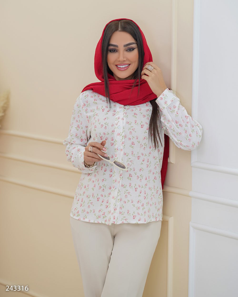 شومیز پارسانا کد 2433 زنانه (ضمانت اصالت) ارسال رایگان - Image 8