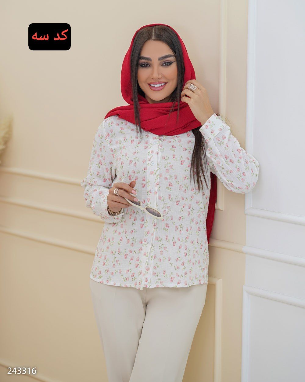 شومیز پارسانا کد 2433 زنانه (ضمانت اصالت) ارسال رایگان - Image 4