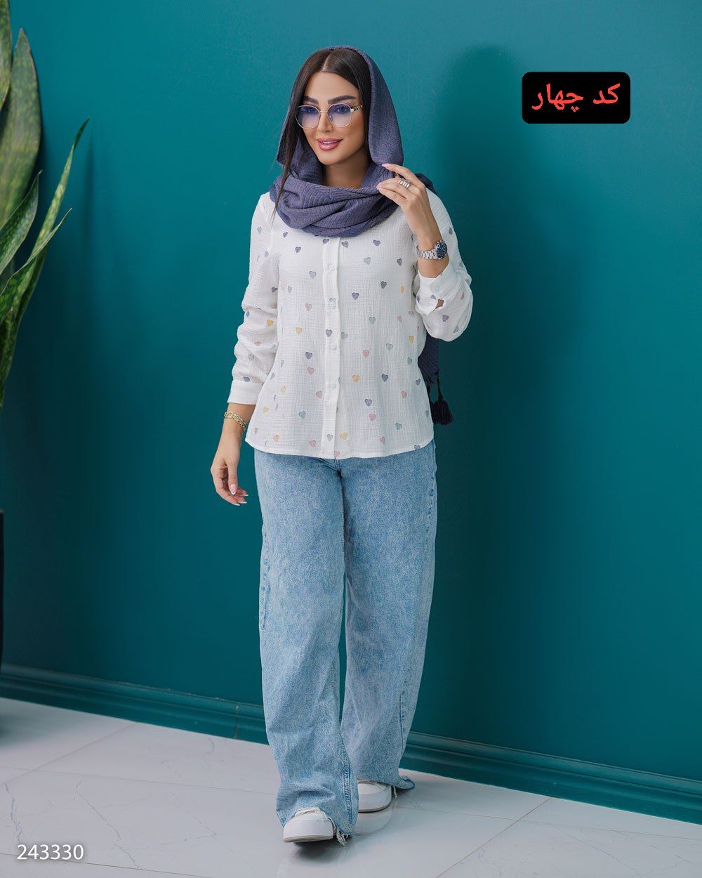 شومیز پارسانا کد 2433 زنانه (ضمانت اصالت) ارسال رایگان - Image 5