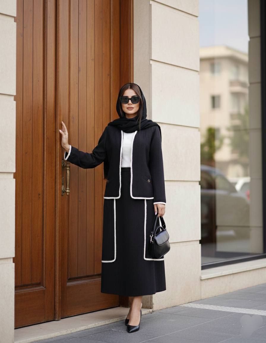 کتدامن 0255 زنانه مجلسی( ضمانت اصالت ) ارسال رایگان - Image 6