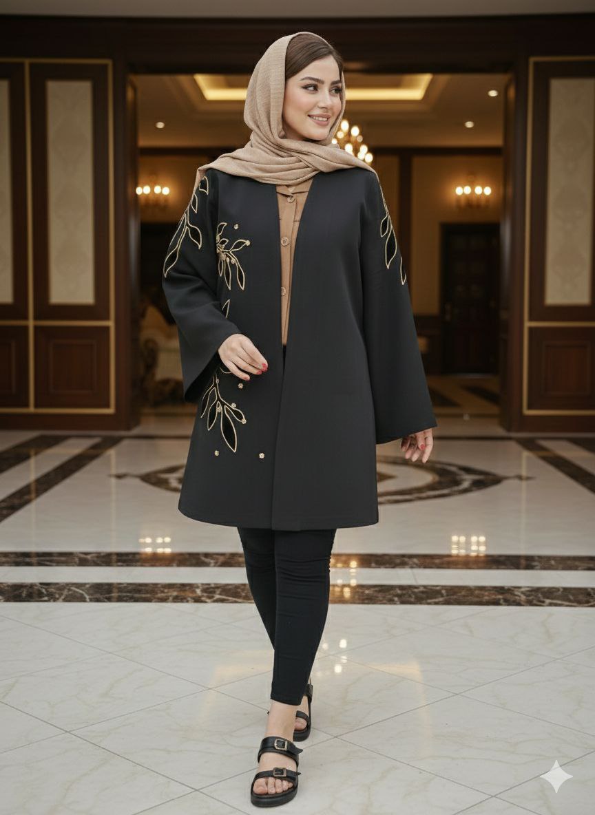 مانتو سارین کد 1022 زنانه مجلسی(ضمانت اصالت) ارسال - Image 4