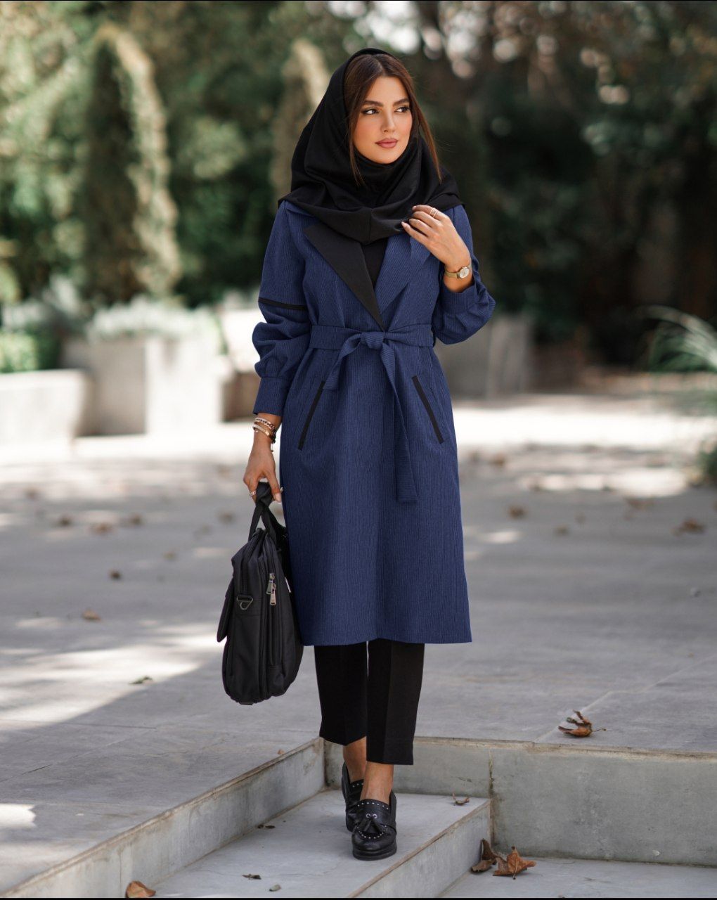 مانتو دیپلمات ترکیبی اداری کد ۱۲۷ زنانه (ضمانت اصالت) ارسال رایگان - Image 3