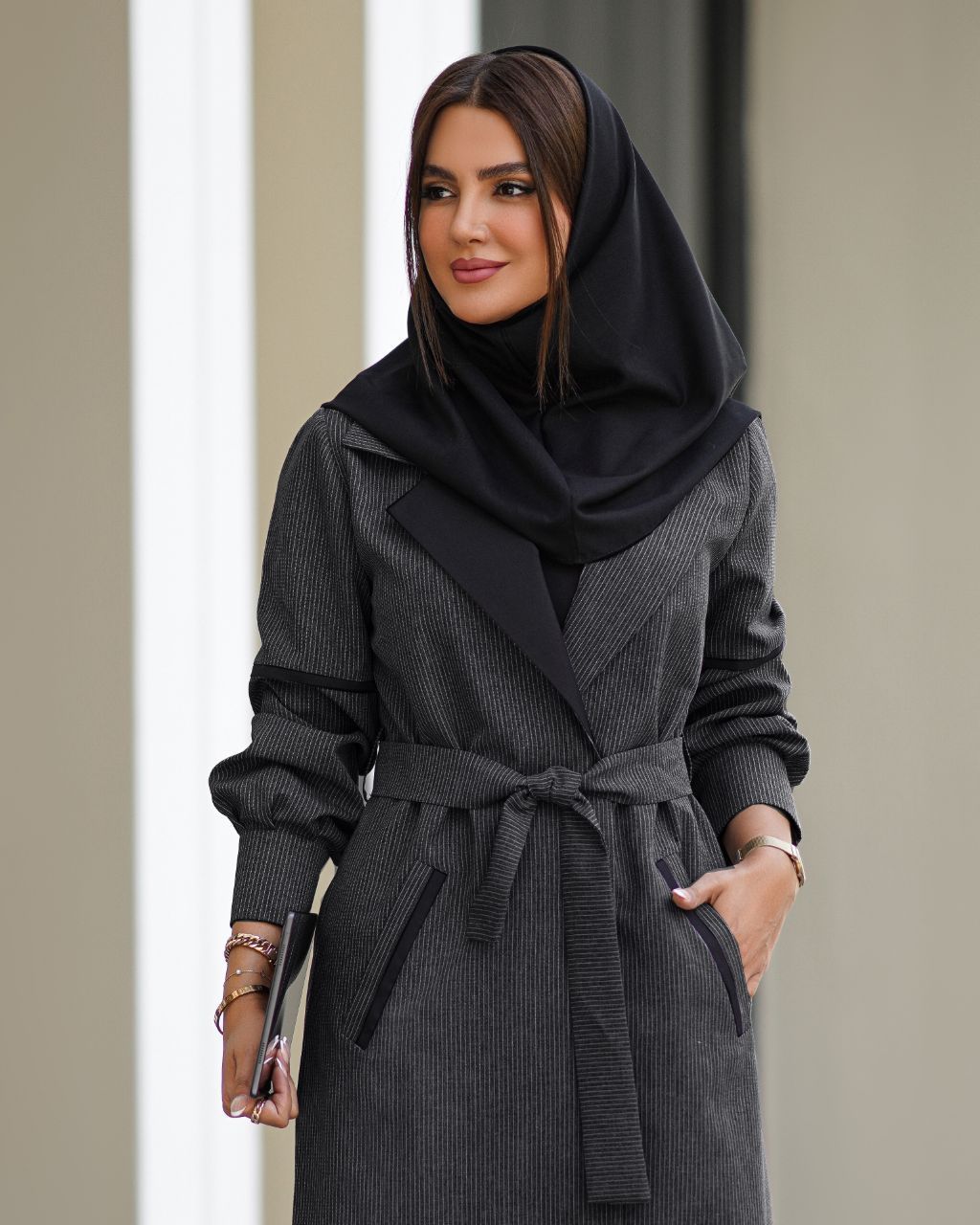 مانتو دیپلمات ترکیبی اداری کد ۱۲۷ زنانه (ضمانت اصالت) ارسال رایگان - Image 7
