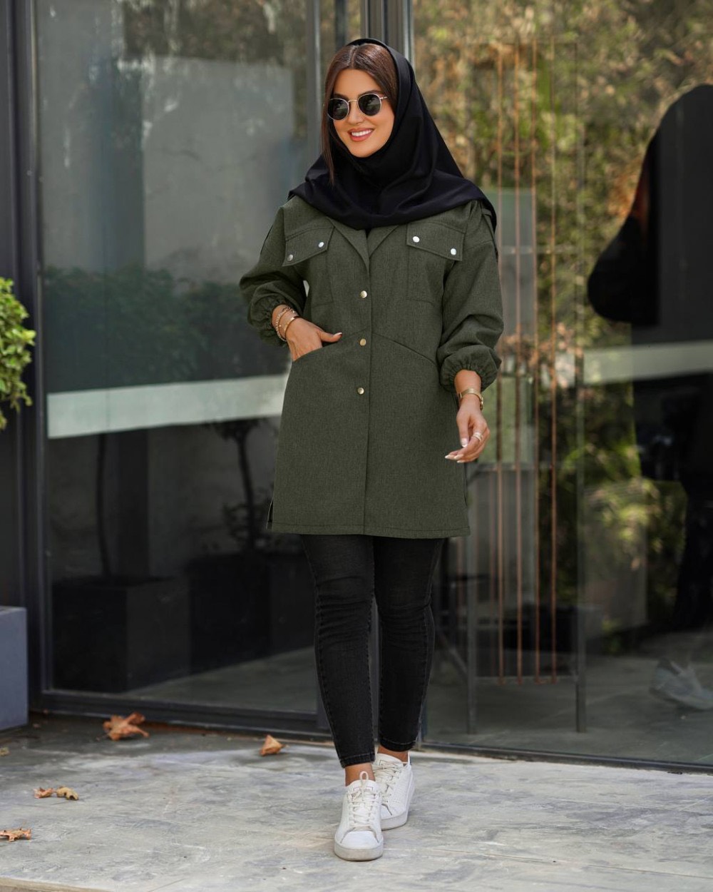 مانتو کوتاه پرشیا کد ۱۲۴ زنانه(ضمانت اصالت) ارسال رایگان - Image 4