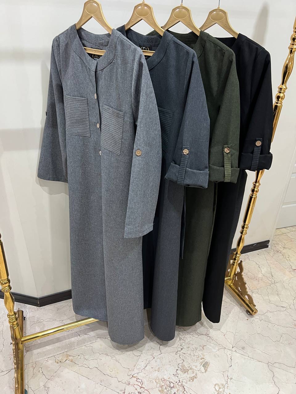مانتو رعنا بلند زنانه کد ۱۵۶ (ضمانت اصالت) ارسال رایگان - Image 8