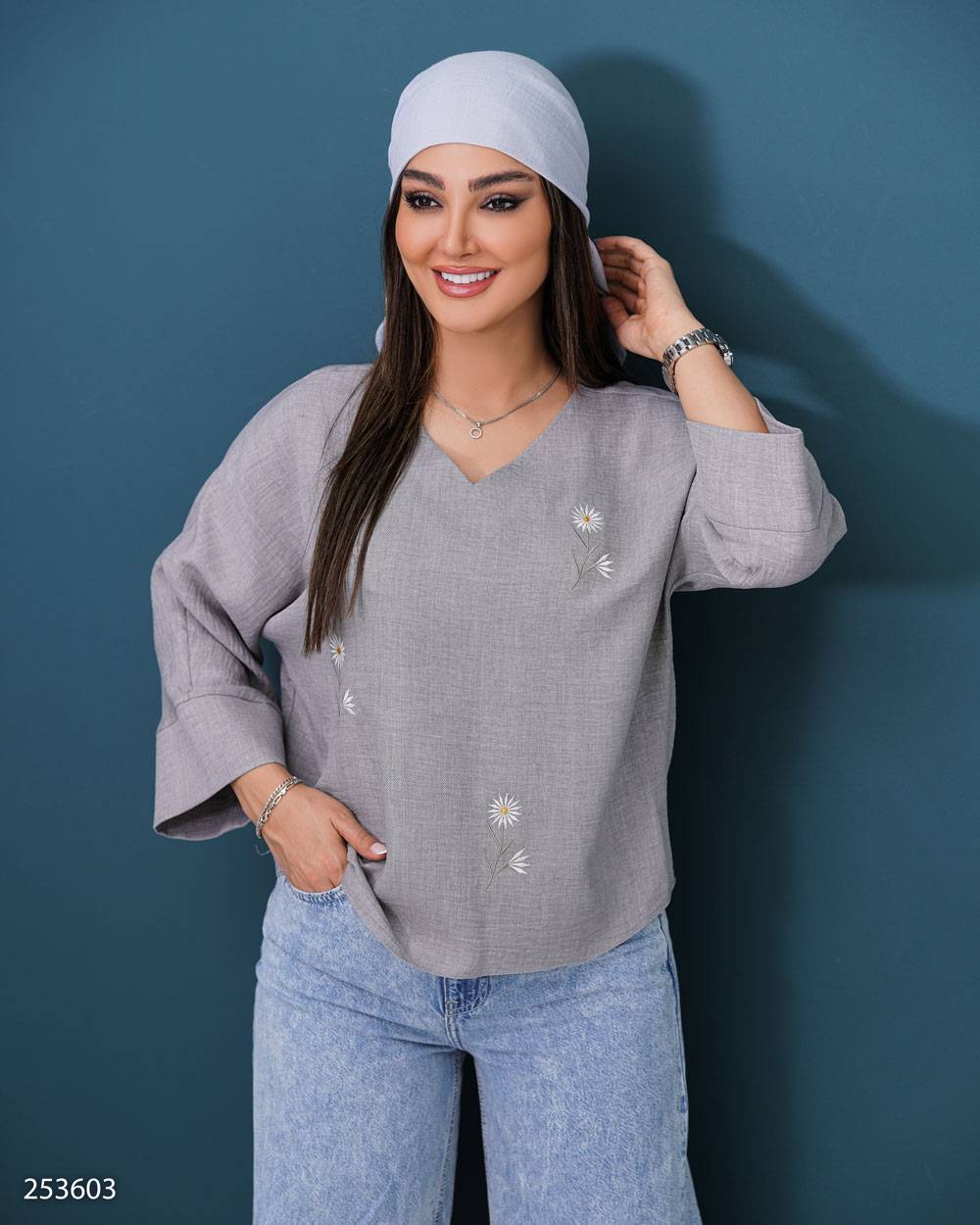 شومیز تانلی کد 2536 زنانه(ضمانت اصالت) ارسال رایگان - Image 6