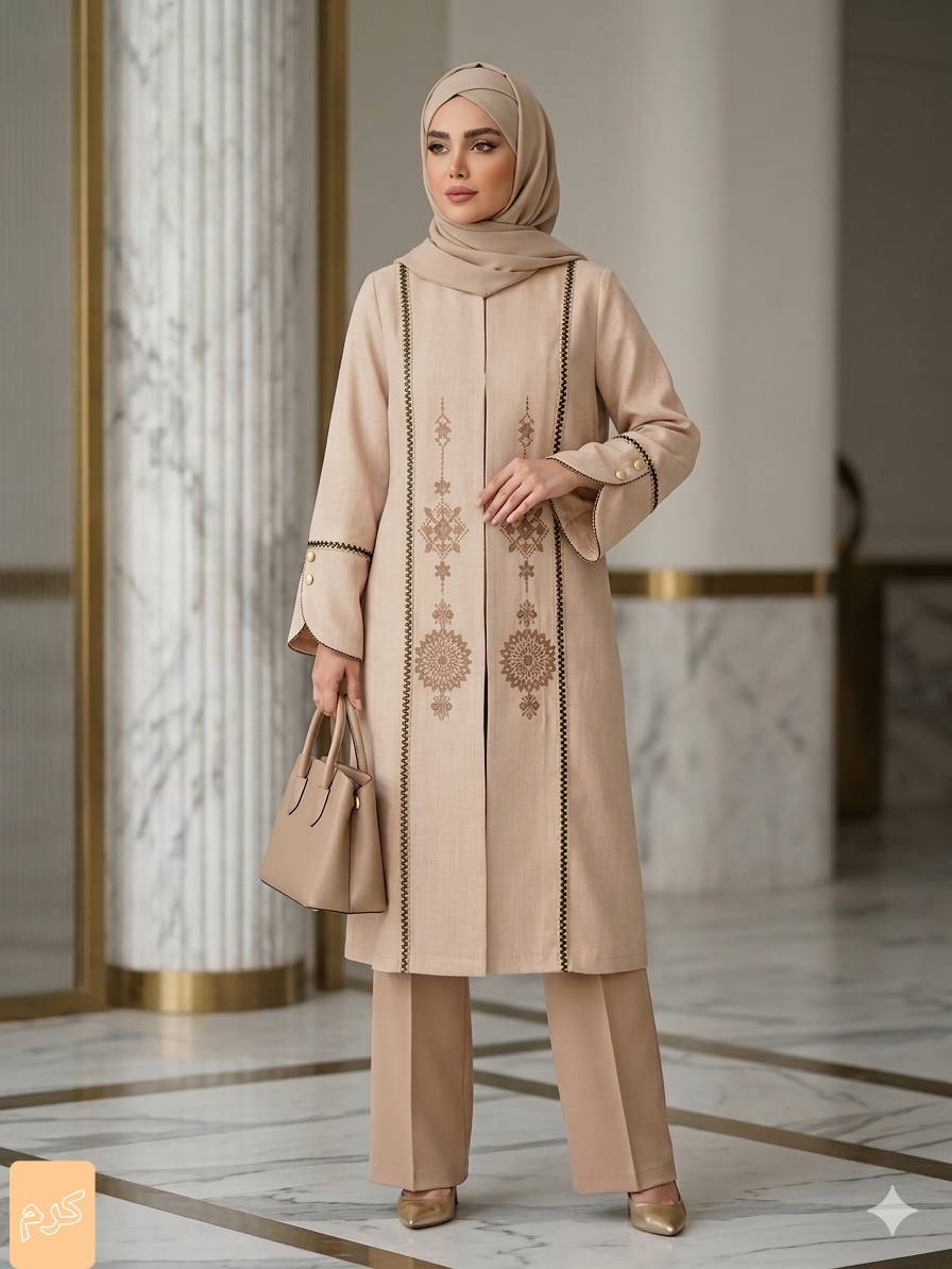 مانتو آوا 2049 زنانه مجلسی (ضمانت اصالت) ارسال رایگان - Image 10