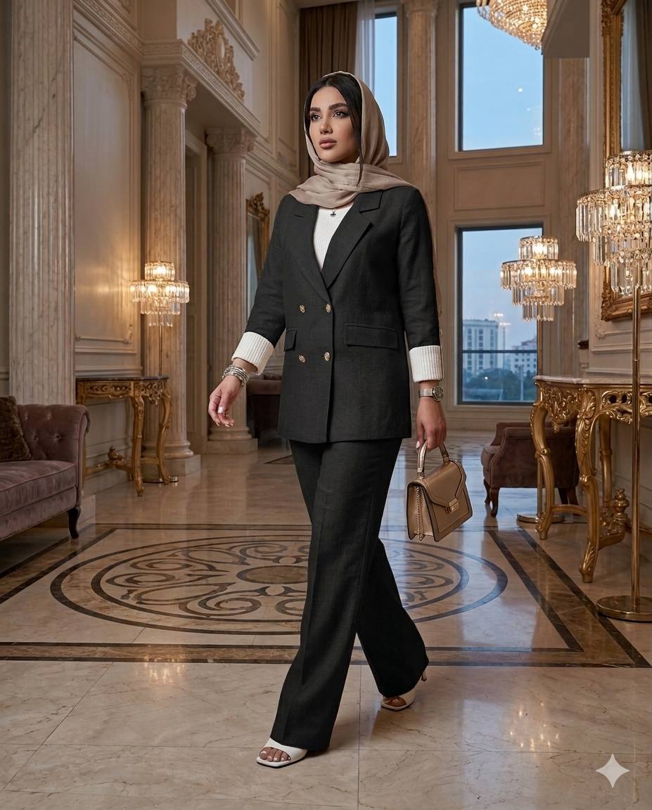 کتشلوار چوک 1576 زنانه خنک (ضمانت اصالت) ارسال رایگان - Image 4