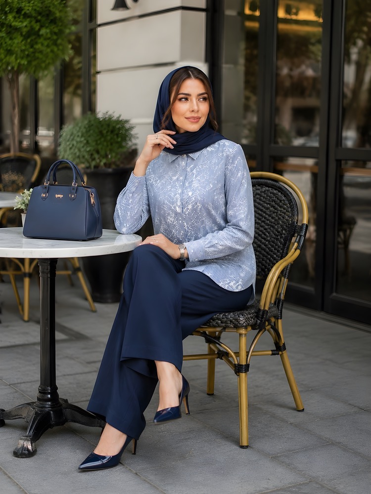 شومیز0437 لینن زنانه (ضمانت اصالت) ارسال رایگان