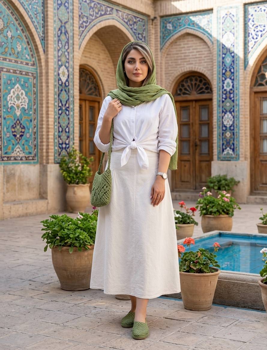 دامن الی سبک خنک زنانه (ضمانت اصالت) ارسال رایگان - Image 5