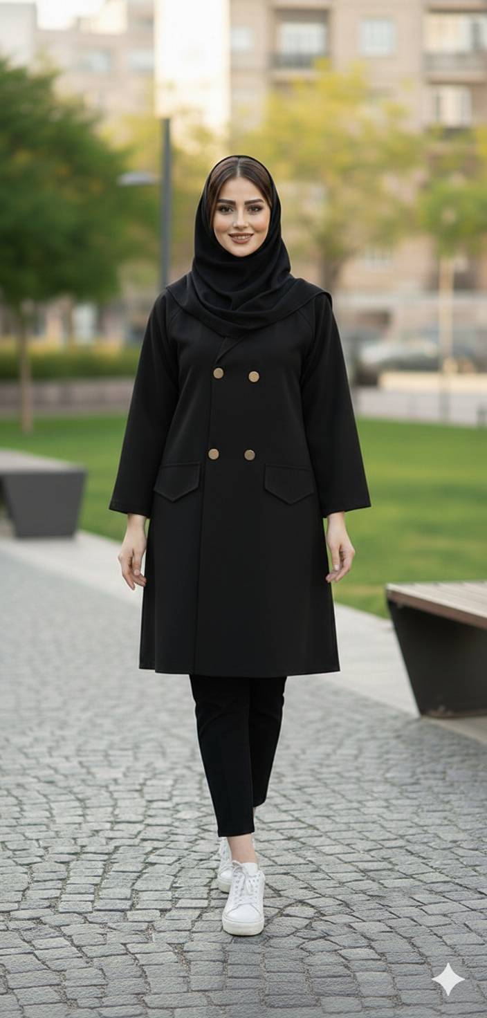 مانتو نیکی اداری دانشجویی زنانه (ضمانت اصالت) ارسال رایگان - Image 3