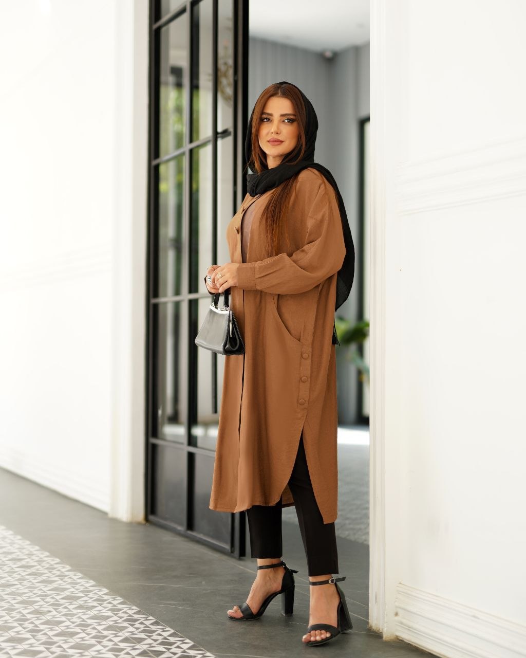 مانتو مدل هرنان بلند 2021 زنانه (ضمانت اصالت) ارسال رایگان - Image 2