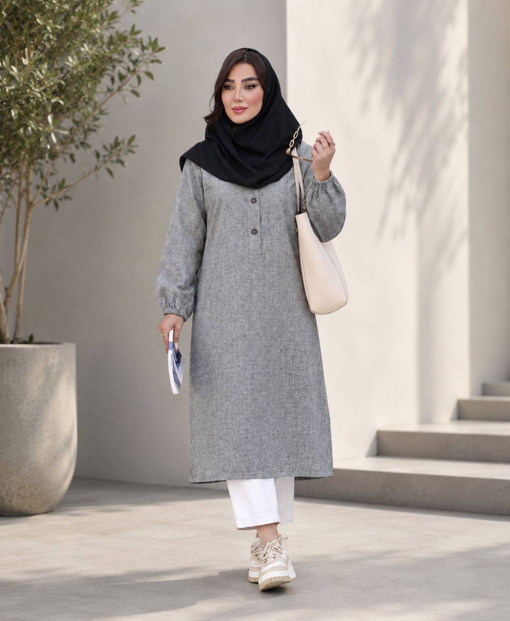 مانتو دانشجویی مدل کادین زنانه (ضمانت اصالت) ارسال رایگان - Image 4